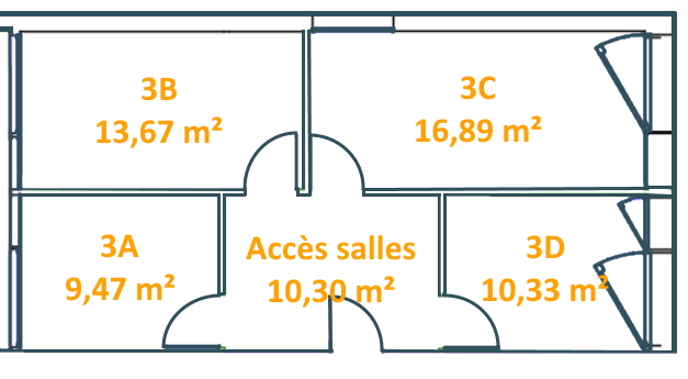 Plan des salles à la MSH-Alpes