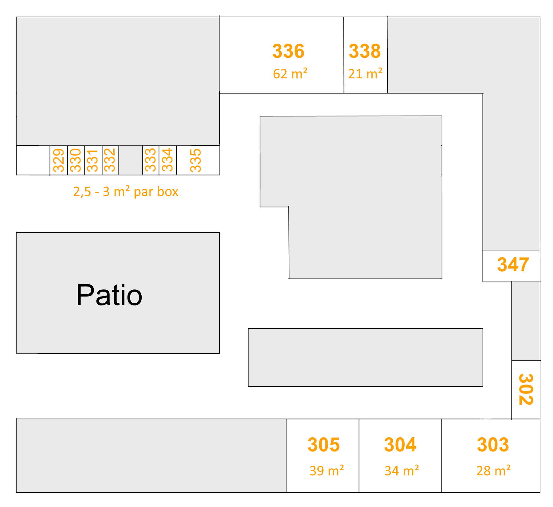 Plan des salles de la MaCI